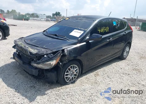 2014 Hyundai Accent Gs из США, поврежденный, VIN KMHCT5AE1EU165997